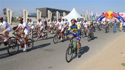 مشاركة مميزة لطلبة الكليات العسكرية فى ماراثون للدراجات بالعاصمة الإدارية الجديدة 