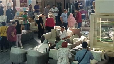 إقبال جماهيري على معرض صنع في دمياط ومبيعات وتعاقدات بملايين الجنيهات