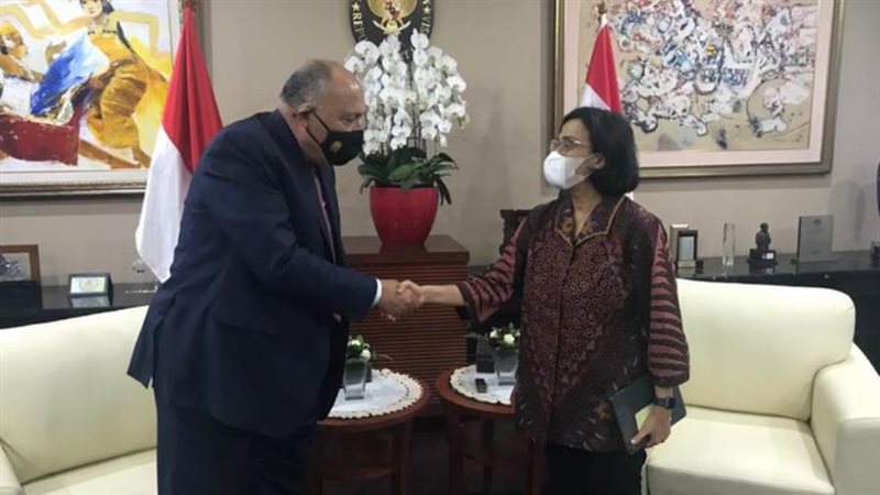 وزير المالية يبحث