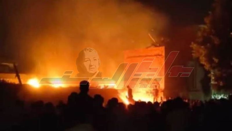 صورة من موقع الحريق