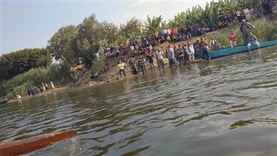 انتشال جثة شخص مجهول من بحر بشبين القناطر 