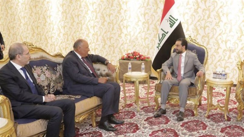 الحلبوسي يلتقي وزيري