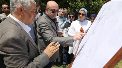  محافظ بني سويف يتفقد المستجدات التنفيذية لمشروع مرسى النيل السياحي
