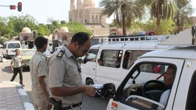 ضبط 2600 مخالفة مرورية بحملة مكبرة بالقليوبية 