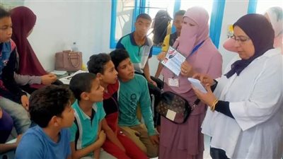 انطلاق قوافل صحة الأسرة المصرية بقرية الجنابهة بالبحيرة