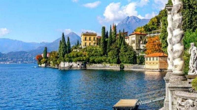بحيرة كومو الإيطالية