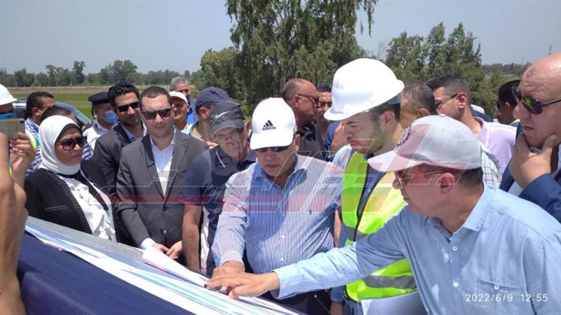 جولة وزير النقل بكفرالشيخ