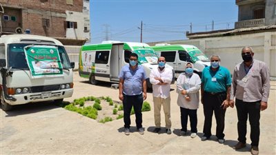 الكشف على ١٣٣٢ مواطنًا في قافلة طبية مجانية بقرية سيماديس بالبحيرة