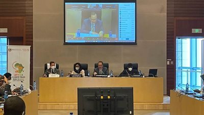 بعثة مصر الدائمة لدى الاتحاد الإفريقي تنظم جلسة حول تداعيات تغير المناخ على السلم والأمن
