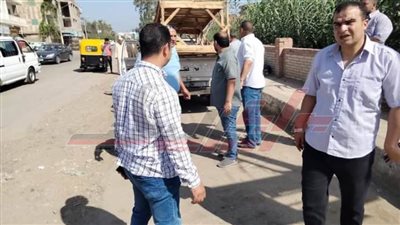 استمرار رفع الإشغالات والباعة الجائلين بشوارع كفر الشيخ