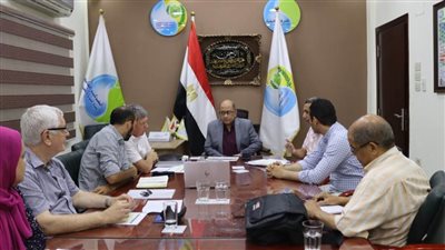 مياه أسيوط تناقش فاعليات تنفيذ برنامج (IWSP2) مع المكتب الاستشاري