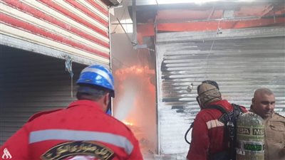 العراق.. إخماد حريق التهم 150 محلا جنوبي بغداد