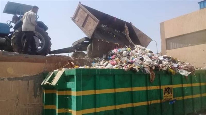 نقل ٣٧٢٠ طن قمامة