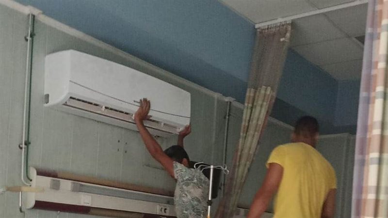 صيانة تكيفيات مستشفى