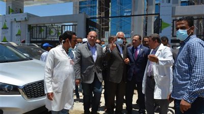 محافظ الجيزة يتابع التجهيزات النهائية لمستشفى الصدر بالعياط بنسبة إنجاز 98 %