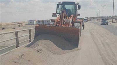 شمال سيناء تواصل جهود رفع كفاءة طريق العريش - القنطرة
