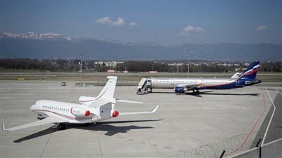 إغلاق المجال الجوي السويسري 