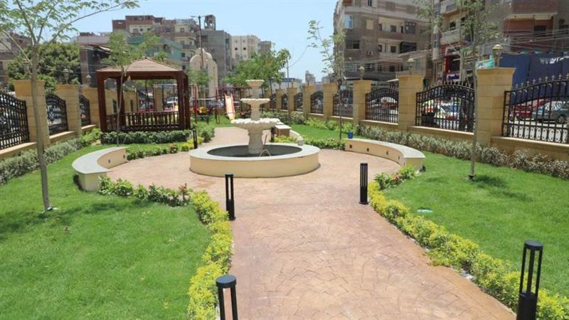 إنشاء الحدائق بالمنوفية
