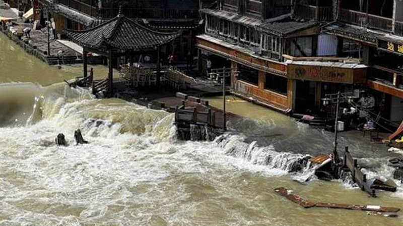 أمطار غزيرة في الصين