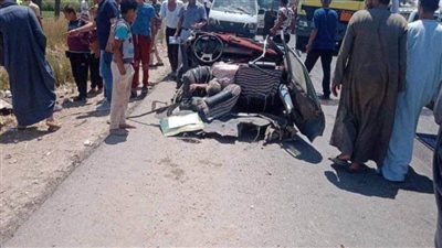 مصرع 3 وإصابة 16 آخرين في حادث تصادم بأسيوط