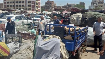 حملة مكبرة لرفع الإشغالات والتعديات بمحيط سوق الجمعة بمنطقة 