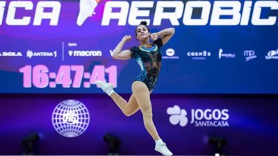 نورا الحناوي تتأهل لنهائيات بطولة العالم لجمباز الأيروبيك في البرتغال 