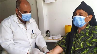 علاج 1100 مواطن في قافلة الصحة بقرية بسفا ضمن حياة كريمة