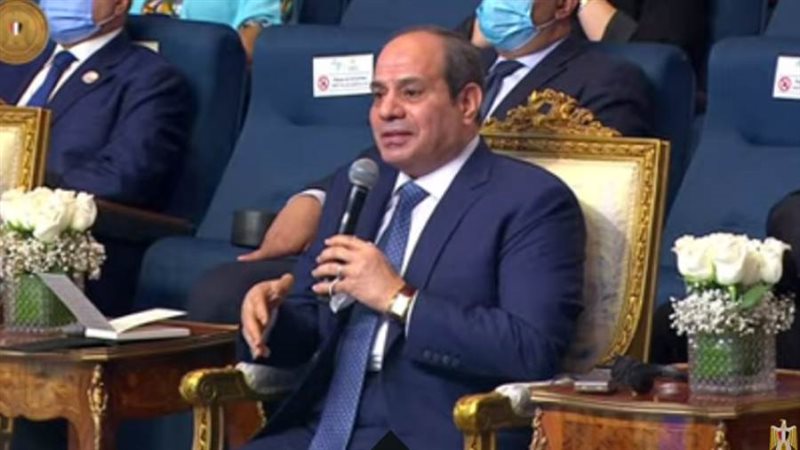 الرئيس السيسي خلال
