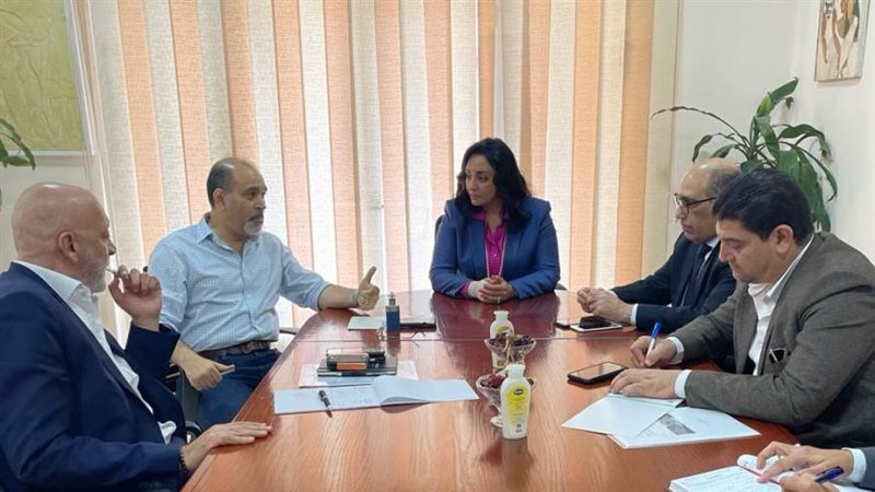 غادة شلبى تلتقى بسفير