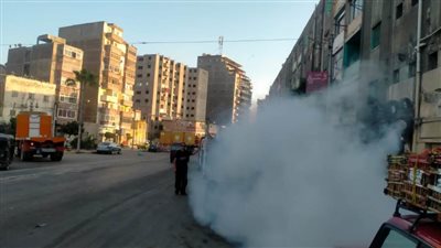 حملة مكبرة بحي غرب لمكافحة الحشرات بالتعاون مع أحياء الثغر 