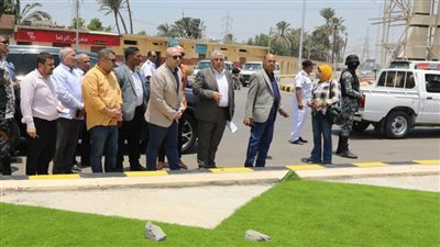 تأهيل الشوارع والميادين لتحقيق السيولة وخلق محاور مرورية ببني سويف