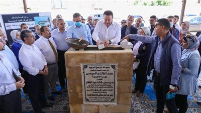 القائم بأعمال وزير الصحة يضع حجر أساس مركز أورام طنطا الجديد بتكلفة 1.062 مليار جنيه