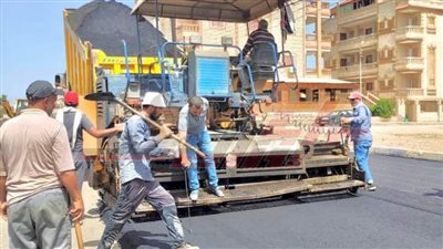 استكمال العمل بمحور صبري القاضي بغرب كفر الشيخ