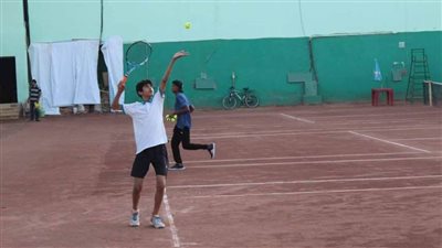 انطلاق بطولة الجمهورية للتنس على ملاعب نادي المنيا الرياضي