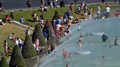 درجات حرارة قياسية في فرنسا اليوم