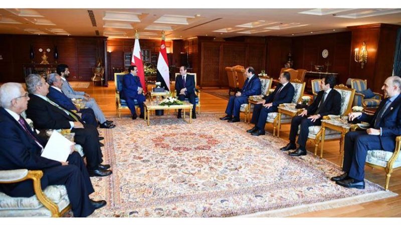 جانب من استقبال الرئيس