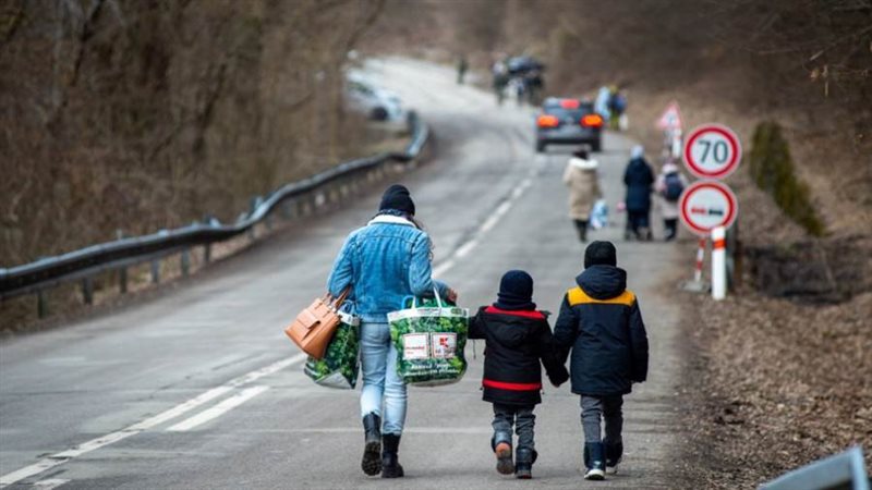 اللاجئين الأوكرانيين