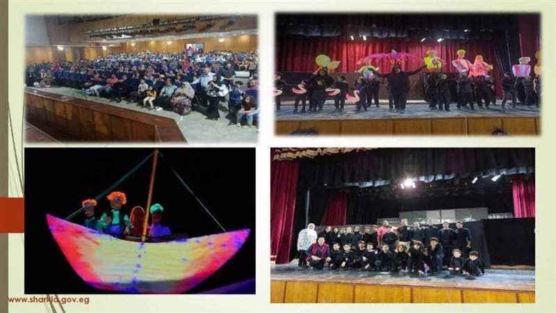 جانب من عروض مسرحية