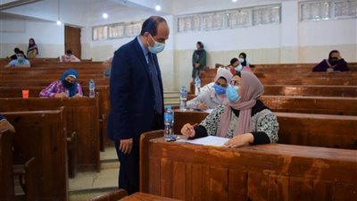مواصلة امتحانات جامعة العريش بانتظام ووسط إجراءات احترازية  
