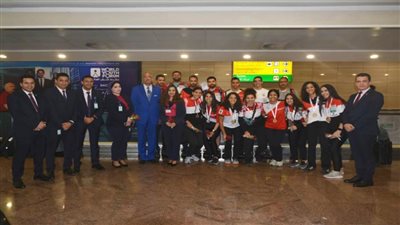 مصر للطيران تستقبل المنتخب الوطني لسلاح الشيش الفائز ببطولة إفريقيا 