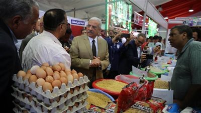 محافظ السويس يفتتح معرض مستلزمات الأسرة المصرية بتخفيضات تصل إلى 30%