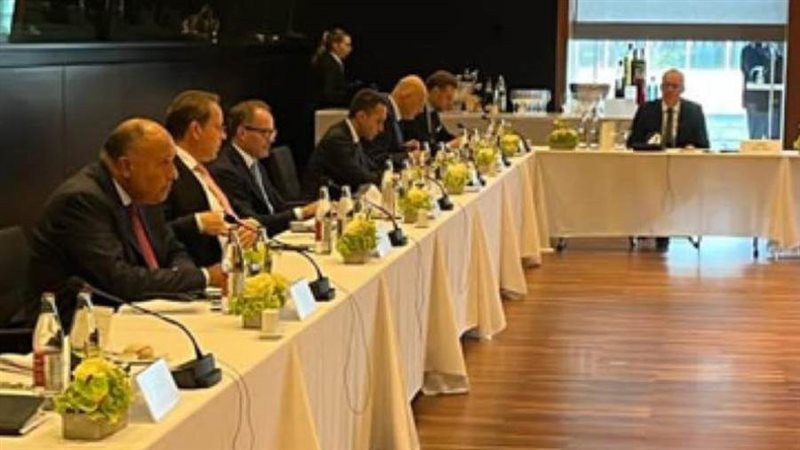 وزير الخارجية يجتمع