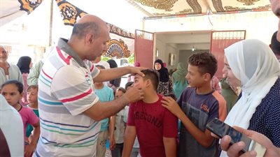 الكشف على ٢٣٥ مواطنًا في قافلة سكانية شاملة بقرية طيبة بالبحيرة 