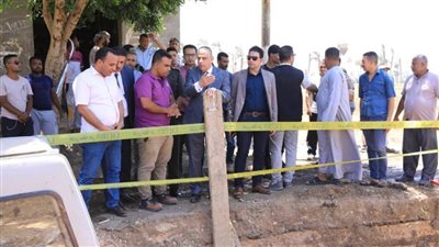 محافظ سوهاج يتفقد مشروعات المبادرة الرئاسية لتطوير الريف المصري 