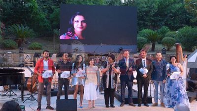 وزيرة الثقافة تفتتح معرض نتاج منحة الفائزين بجائزة الدولة للإبداع الفني بروما