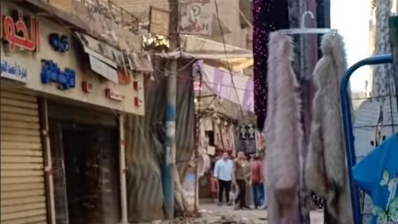 العقار المنهار بشبين