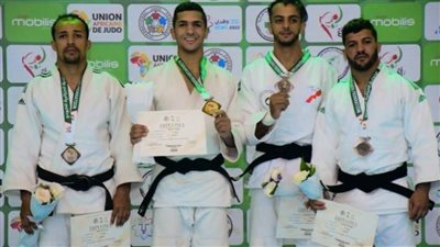 فراعنة الجودو يشاركون بدورة ألعاب البحر المتوسط بالجزائر