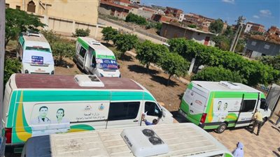الكشف على ١٣٠٣ مواطنين فى قافلة طبية مجانية بقرية زمزم بالبحيرة