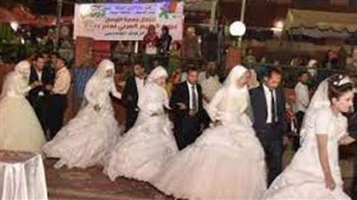 الإسماعيلية تنظم لحفل زفاف جماعي 