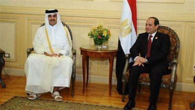 أمير قطر: سعدت بزيارة مصر الشقيقة ولقاء أخي الرئيس السيسي